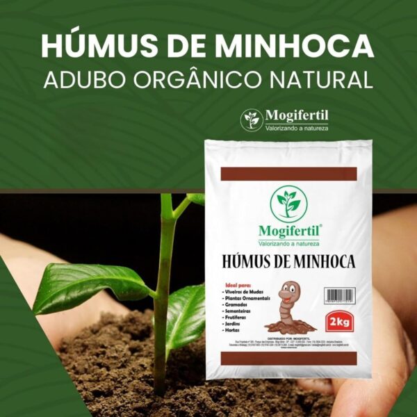 Humus de Minhoca 2kg - Imagem 2